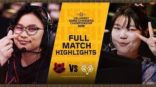 XIP vs. NTZ | MATCH HIGHLIGHTS | VALORANT Game Changers Championship Seoul - Knockouts
