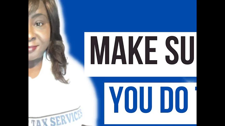 Make sure you do this BEFORE FILING your tax return