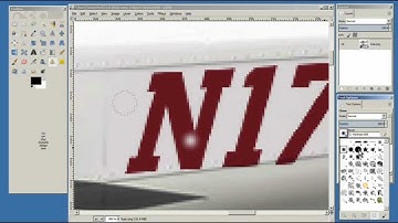 How to Change X-Plane 10 Tail Numbers - Editing Livery file using Gimp Part 1