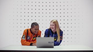 Zenbook 14X OLED Space Edition unboxing ft. Dr. Sian Proctor and Abigail Harrison | ASUS