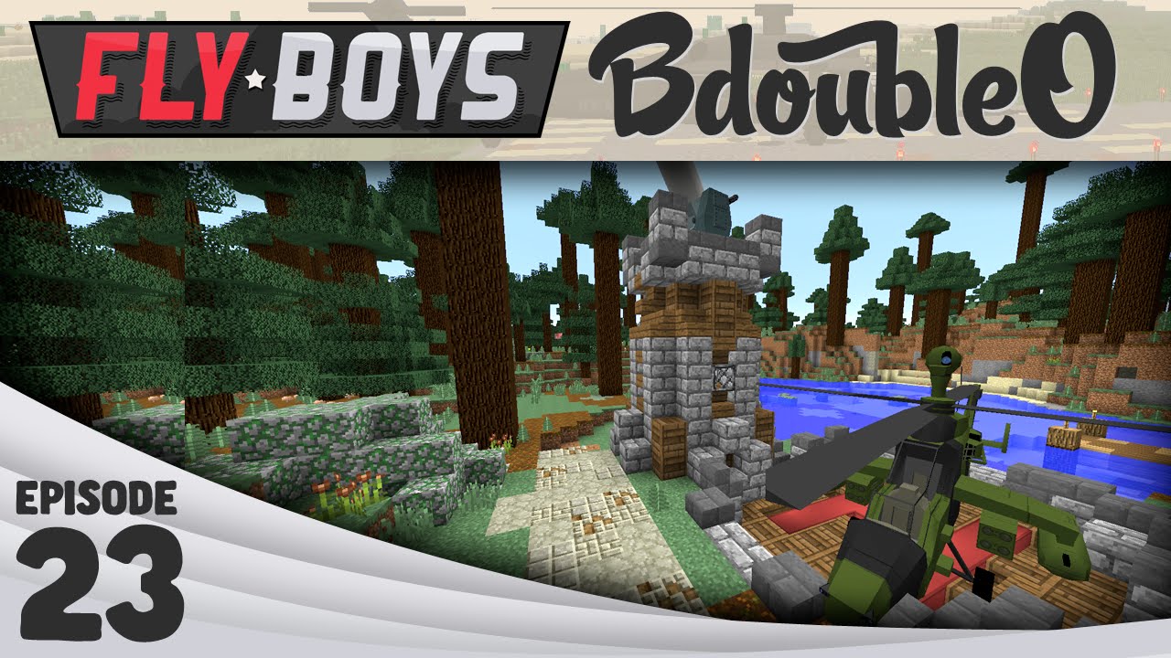 gaming logo Minecraft Fly Boys :: Turret Shop! :: Episode 23