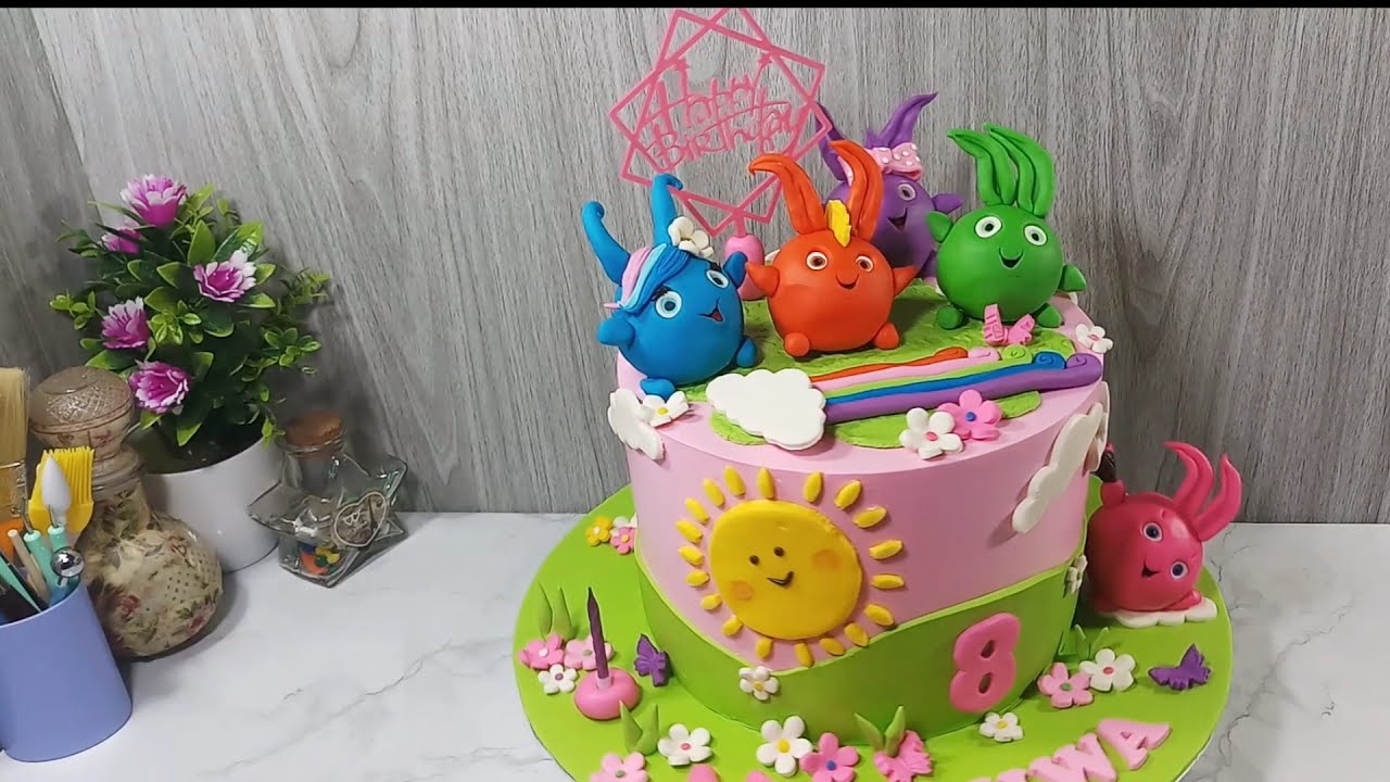 Sunny bunnies cake | part 3 #kueulangtahun - YouTube