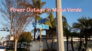 Power Outage in Mesa Verde