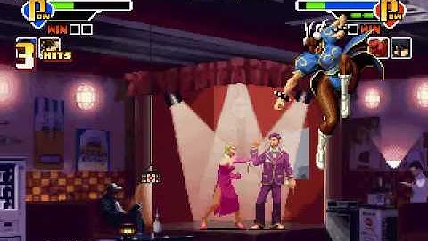 Chun-li, Demetri Ex e Mai... SNK VS CAPCOM 3!