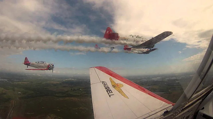 The Barrel Roll - Laura riding with the AeroShell ...