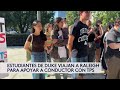 Estudiantes viajan desde Duke a Raleigh para defender TPS del conductor hondureño de la universidad