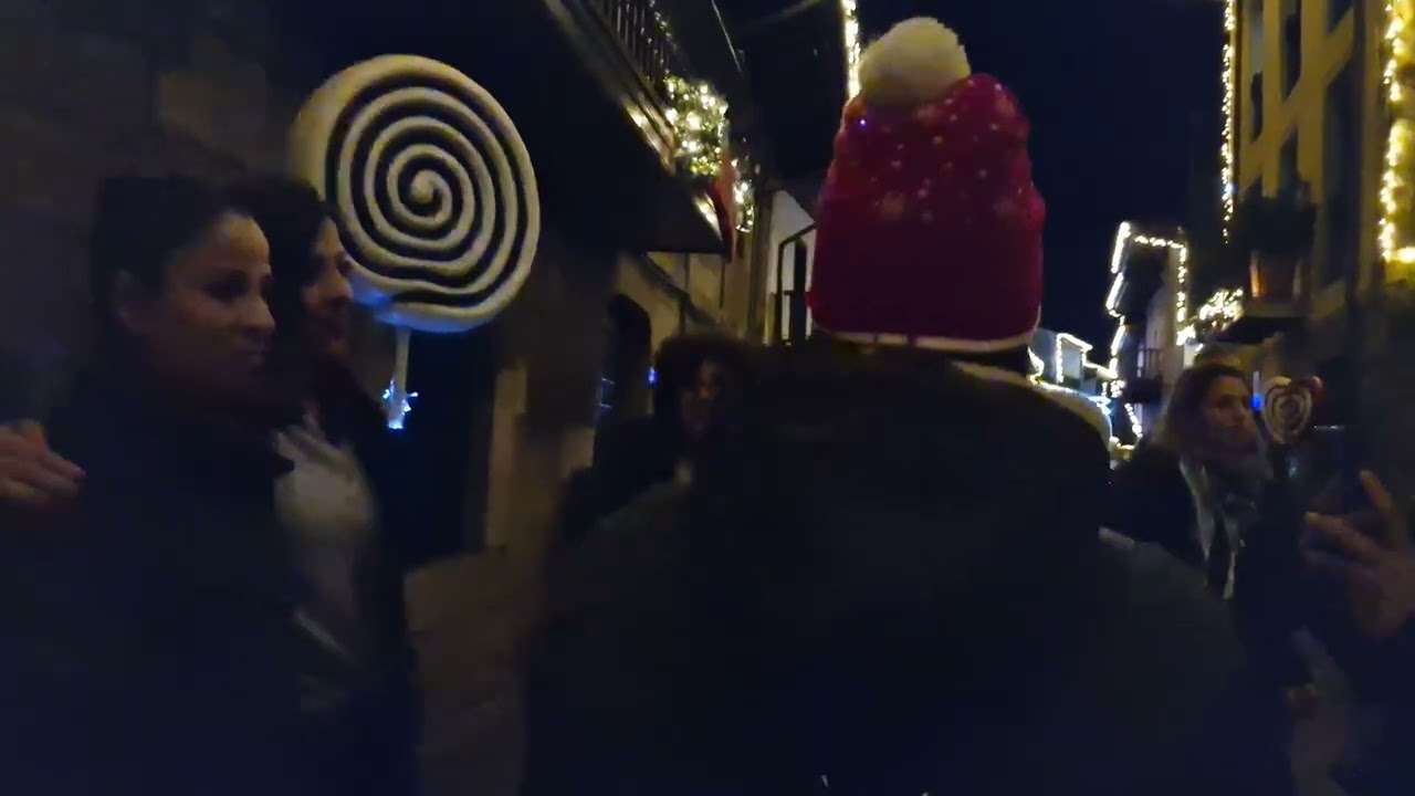 Pueblo de Navidad en Cartes 2025 (Noche)