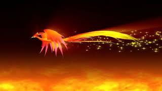 Fire phoenix - LED Background 4K