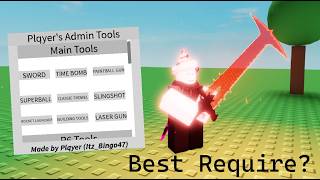Plqyer's Admin Tools Require Script | Showcase.