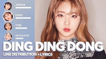 LOONA – Ding Ding Dong (땡땡땡) Line Distribution + Lyrics