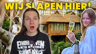 Wij SLIEPEN TUSSEN de Doodshoofdaapjes! | Pairi Daiza Edenya