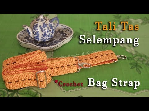 Crochet Tutorial Tas  Tali Serut Drawstring Bag M 