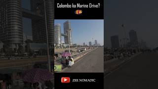 Colombo Ka Marine Drive #shorts #indiatosrilanka #travelvlog #zeenomadic