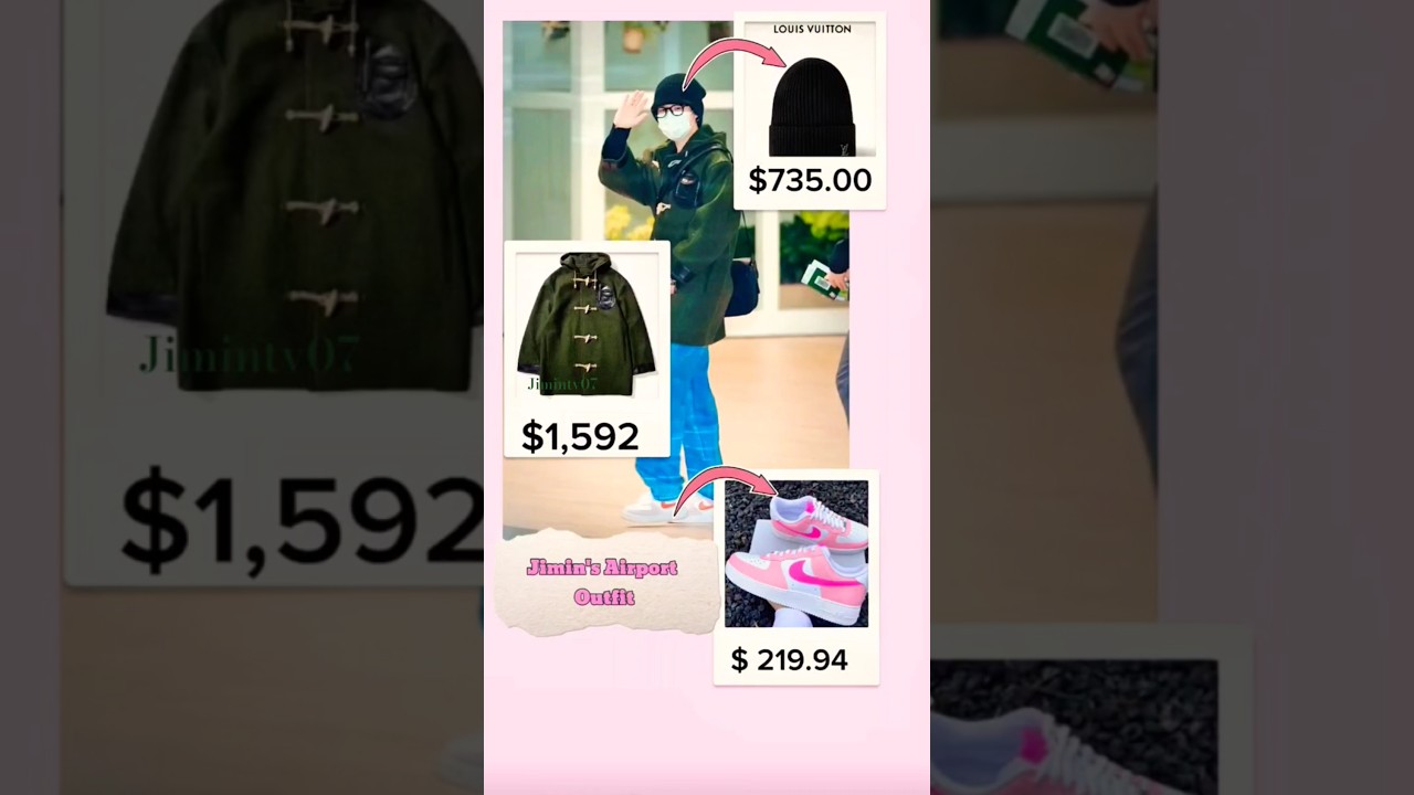 Jimin's Airport Outfit 