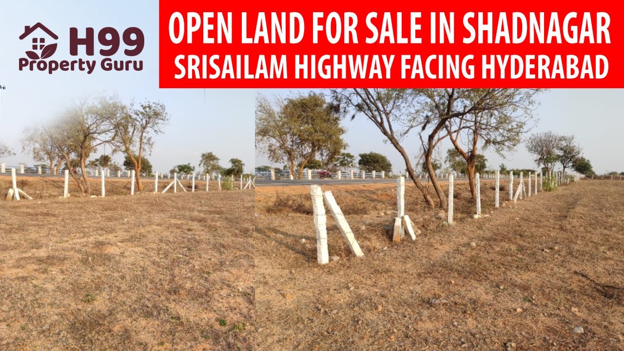 Highway Facing open land for sale in shadnagar kottur hyderabad