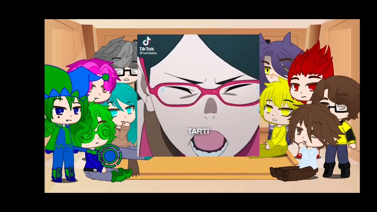 🔥Реакция 13 карт+(Федя и Джокер) на тт по аниме Наруто 2/?🔥