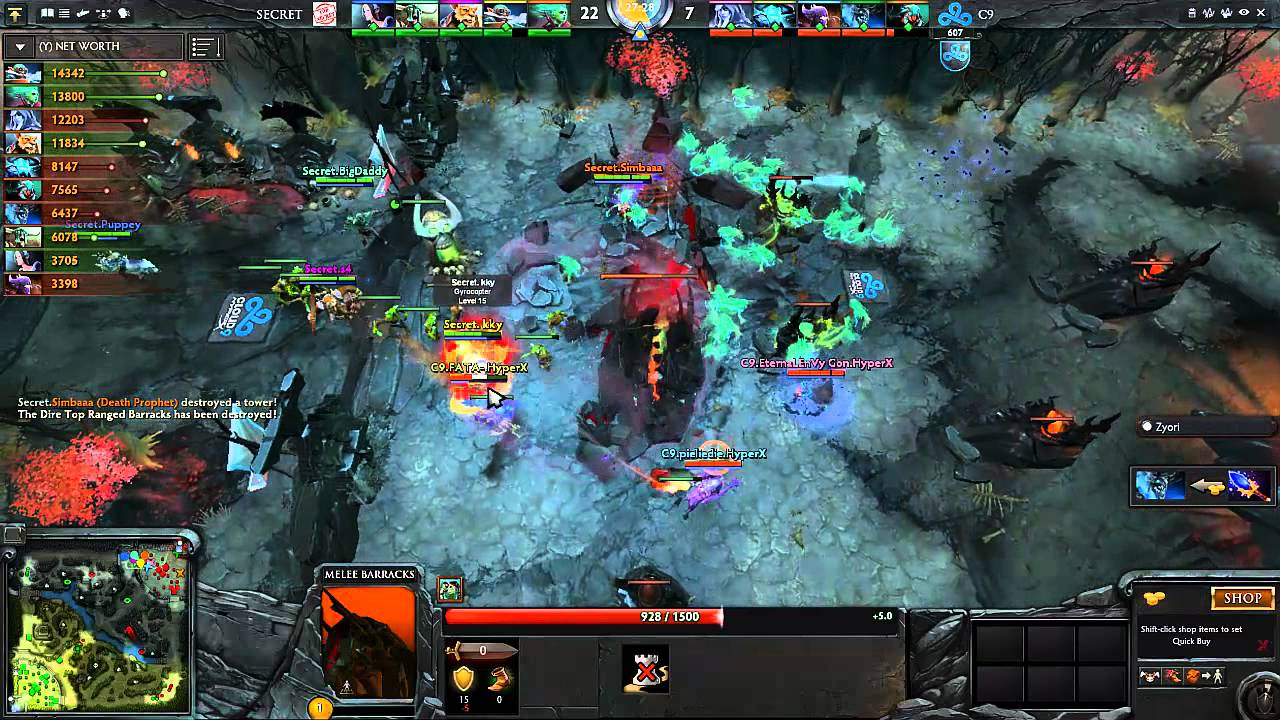 Secret Crushing Cloud 9 | Dota 2 | Patch 6.82 | Rekindling Soul | Dota 2 Highlights