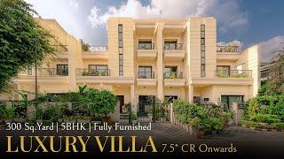 Inside 5 BHK Luxury Villa in Gurgaon | Starting at Rs. 7.5 Crores || #luxuryvilla #gurgaon