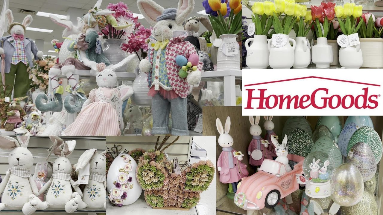 Shop With Me 2023 Easter Decor 2023*HomeGoods 2023 HomeGoods Easter