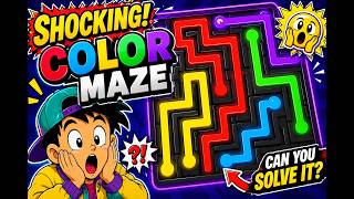 🌀🎨 Can you solve the Color Maze 🌈