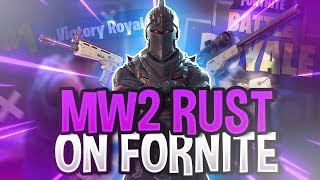 REMAKING MW2 RUST IN FORTNITES NEW CREATIVE MODE (Time Lapse)