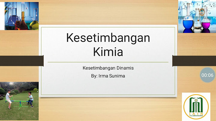 Peristiwa dalam keseharian berikut yang merupakan kesetimbangan dinamis adalah