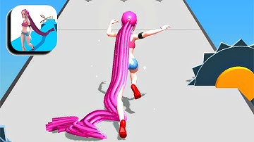 HAIR RUSH 💃✂👱‍♀️ Gameplay Android, iOS | All Levels