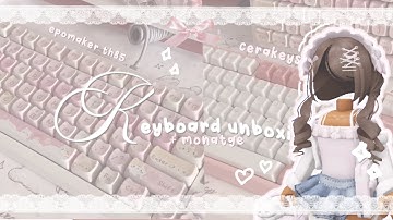 MM2 but its keyboard asmr ♡  [EPOMAKER + CERAKEYS 🌿]