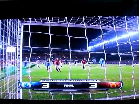 David De Gea saves Mata freekick. Incredible save. ManU vs. Chelsea 3-3 - WwW.AllGoals.C.La