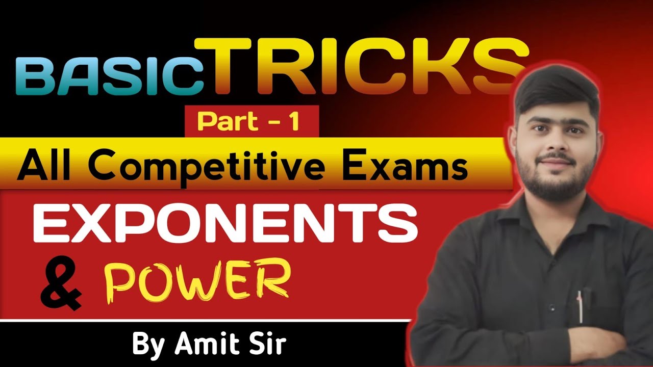 Exponents and Powers Part 1 | Basic Concepts For All Competitive Exams ...