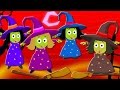 Five Wicked Witches | Scary Nursery Rhymes | Kids Songs | Childrens Rhymes