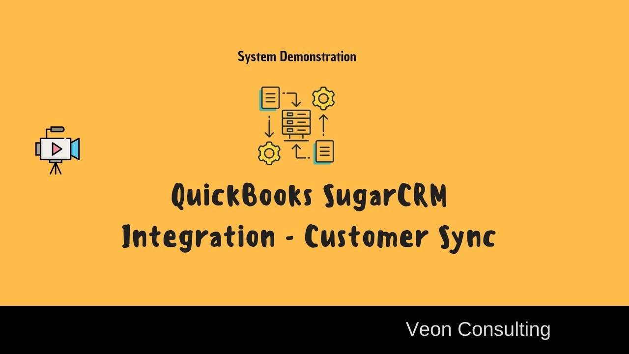 Demonstration QuickBooks SugarCRM Integration - Customer sync