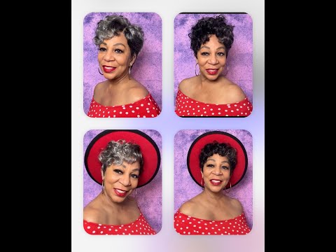 Soulladywigs Salt & Pepper Pixie Cut Wig