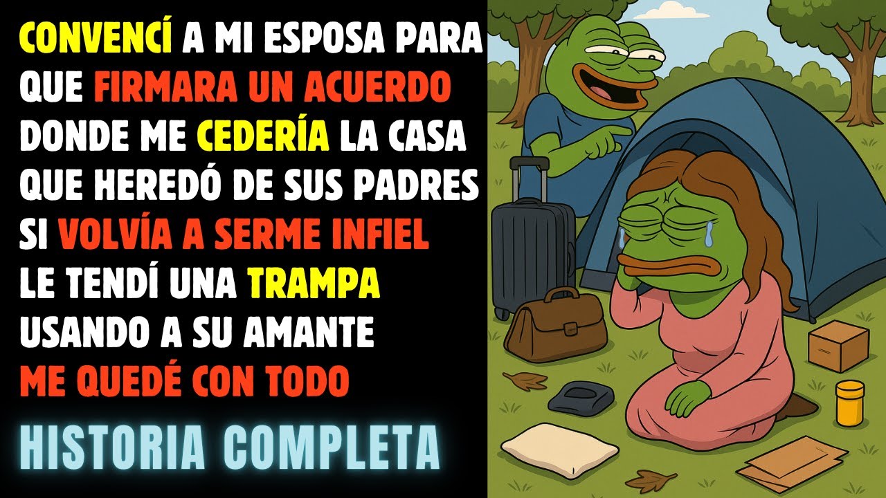 Hice CREER a mi esposa que PERDONÉ su INFIDELIDAD. Le tendí una TRAMPA y se quedó SIN NADA