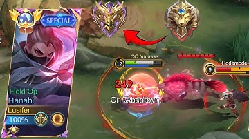 26 KILLS + MANIAC!! HIGH CRITICAL SPEED BUILD- BUILD TOP 1 GLOBAL HANABI ~MLBB