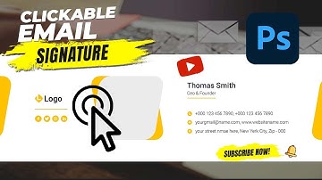 Design an Email Signature with Photoshop: Adding Clickable Links and Social Media Icons