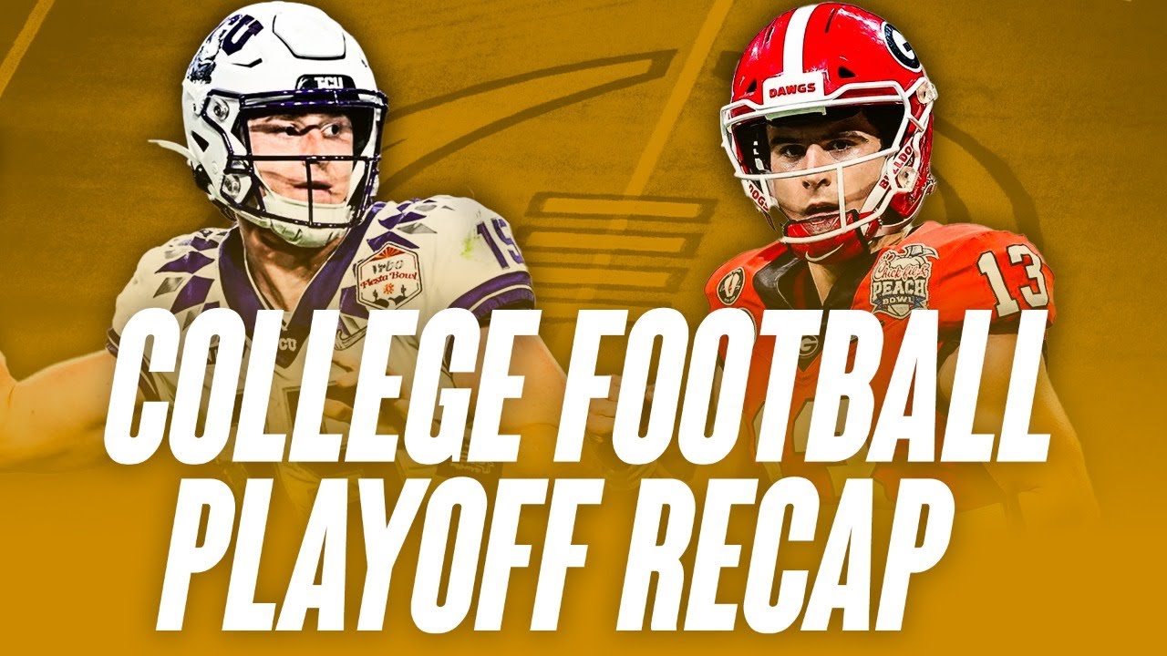 College Football Playoff Reaction - TCU and Georgia Survive - YouTube