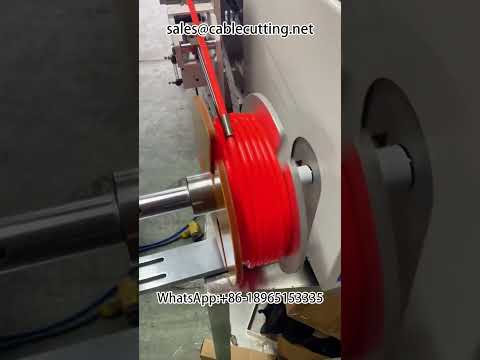 PE Tube Meter Counting and Punching Small Roll Equipment | Hose Rolling Machine