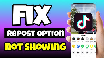 How to Fix Repost Option Not Showing on TikTok (New Method)