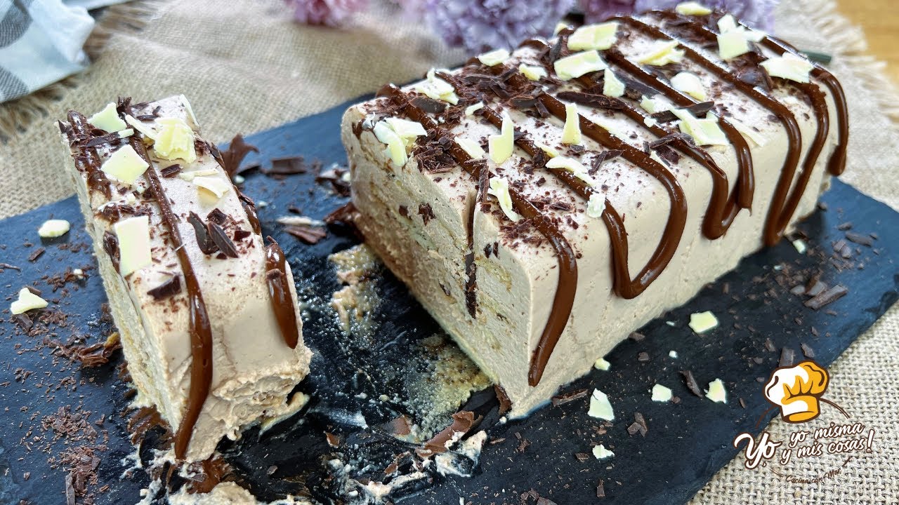 Solo 5 minutos y POCOS ingredientes ⭐ Tarta HELADA de crema de cacao