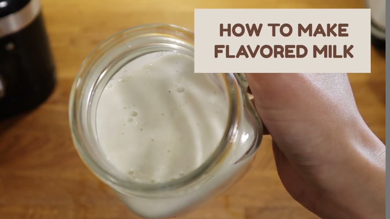 How to Make Homemade Flavored Milk (Strawberry! Banana! Vanilla!)
