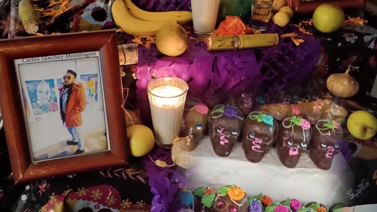 🥜🍎PUSIMOS EL ALTAR DE DIA DE MUERTOS 👻🎃