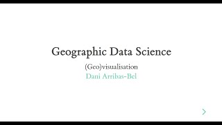 Famous (Geo)visualisation - A Course on Geographic Data Science Wealth