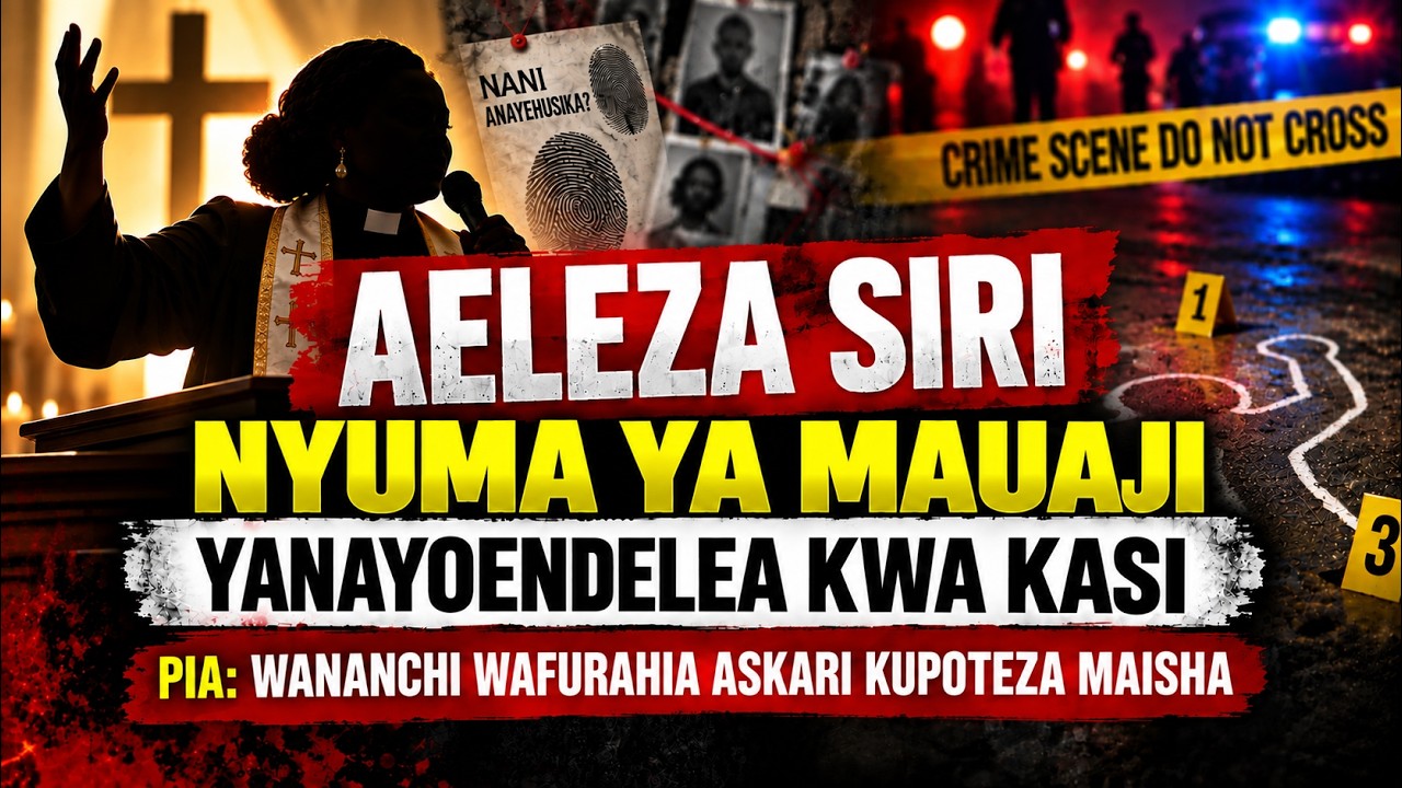 EXCLUSIVE! WIMBI LA MAUAJI TANZANIA: KIONGOZI WA DINI AFICHUA SIRI NZITO!