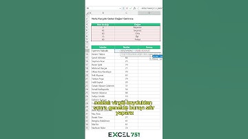 DÜŞEYARA Formülünün Bu Özelliğini Bİliyor Muydunuz? (Uygun Aralığa Göre Değer Getirme) #excel751