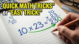 quick and easy tips for math multiplication #maths #mathstricks #mathematics #shorts #fyp #fypシ
