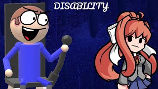Disability but Monika sings it! (Original FNF Cover by @MlgThePrankster)