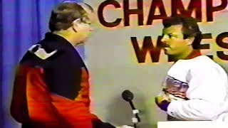 Mike Graham Challenges Dory Funk Jr. (1984) (Championship Wrestling From Florida)
