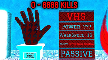 VHS Showcase | 0 - 6666 | Killstreak Gloves Button Test 2