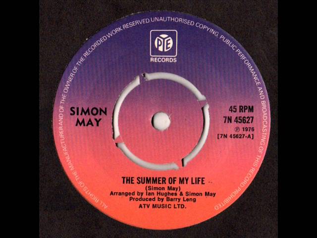 Watch Simon May - Summer Of My Life on YouTube Watch Simon May - Summer Of My Life on YouTube